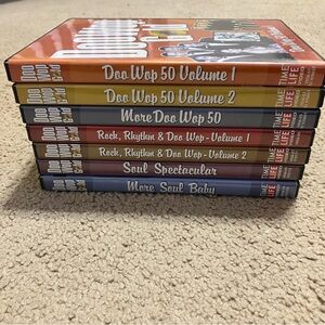 Time Life Video Doo Wop Gold Collection Set of 7 DVDs Hits from the 50s & 60s